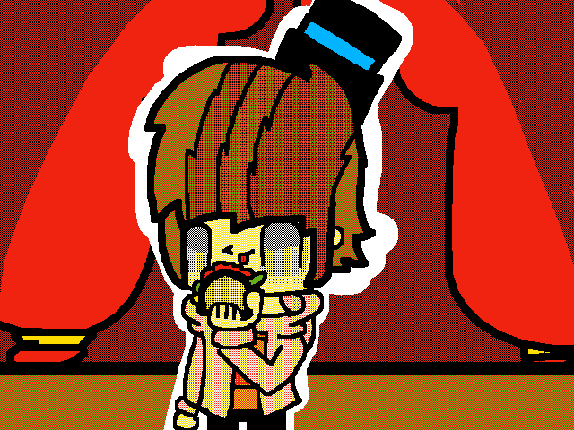 Wheatley Eating A Taco On-Stage.
