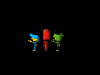 Dont hug me, we are animated