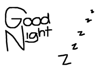 I'm off to sleep.