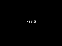 Hello animation