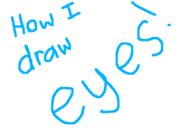How to draw my eyes