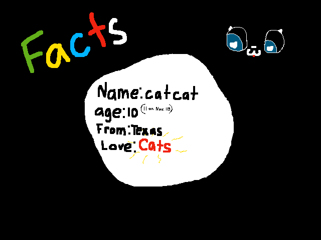 Some facts about me!