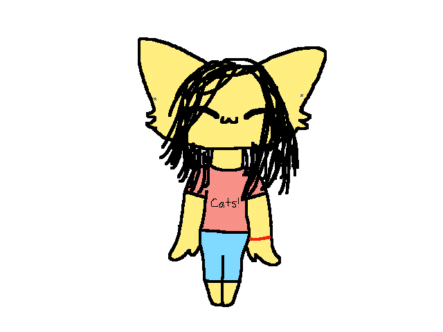 Kittylover8 as a cat!