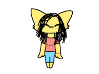Kittylover8 as a cat!