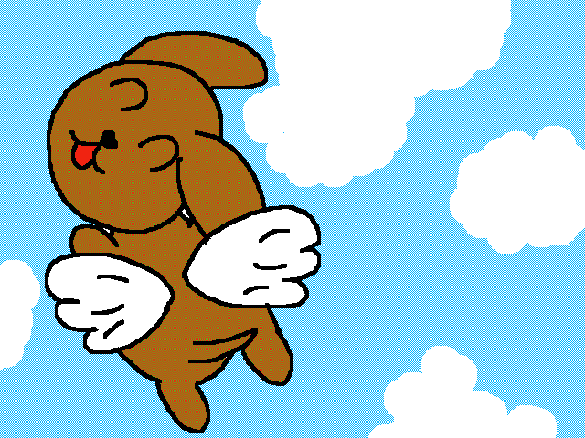 The puppy that flys