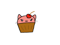 Cat cupcake