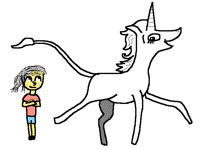 My fav book....unicorn on a roll