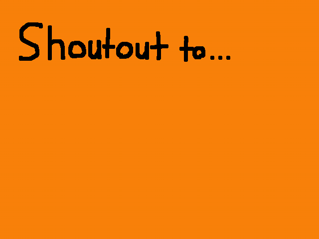Shoutout to...