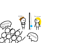 When I beat a boy at tether ball