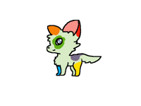 Paint cat blink