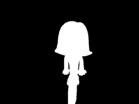 Black and white