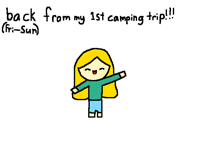 Back from my first camping trip!!