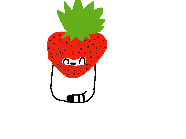 Strawberry cat(collab w/kittylover8
