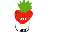 Strawberry cat(collab w/kittylover8