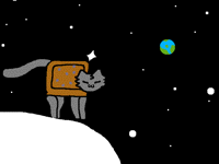Quick nyan cat animation