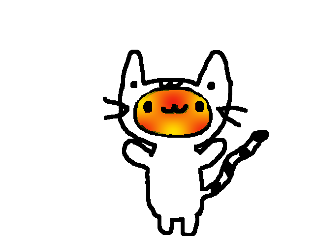 A cat in a cat suit!!
