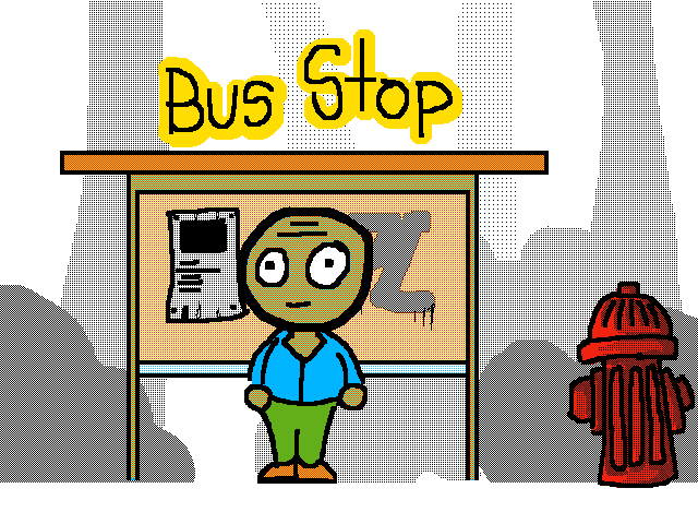 Waiting for the bus