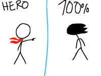 Hero vs. 100% V. 2
