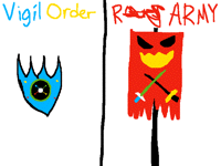 Vigil Order and R--- ARMY Symbols