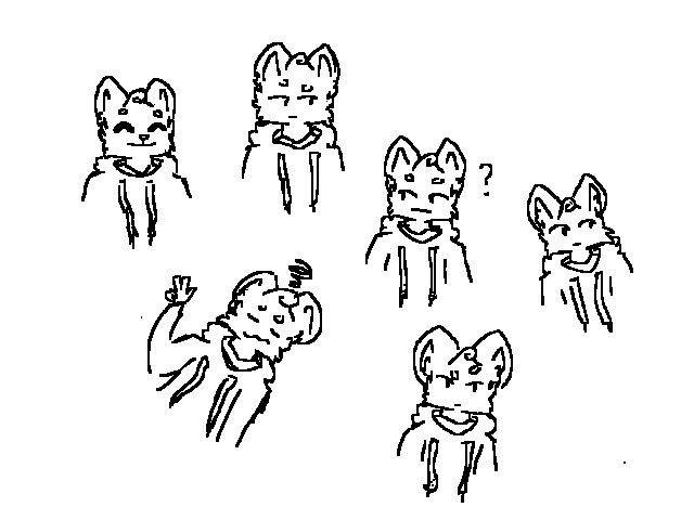 new OC sketches (these look way better)