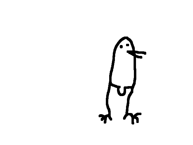 dansande fågel