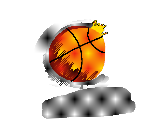Basket balls speed art