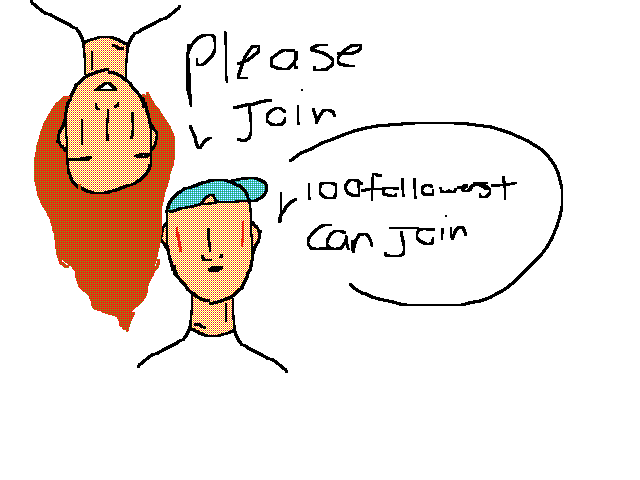 100 followers+