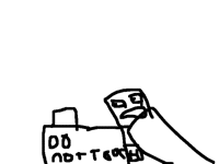 le button