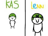 How Kassiebassie draws himself VS. how I draw him