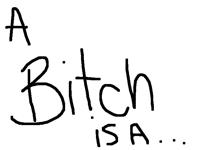 If someone calls u a bitch