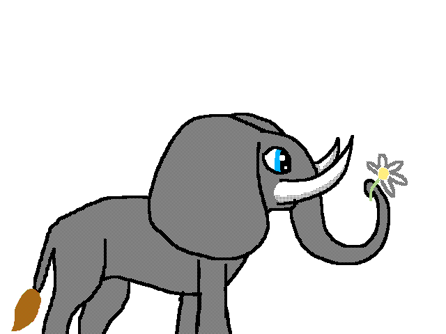An elephant cuz' I can