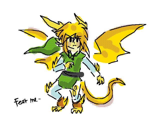 chibi golden dragon link