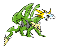 uhhhh flowey in...dragon...mode?