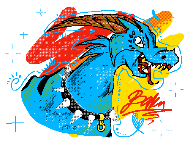 Doodling Dragon
