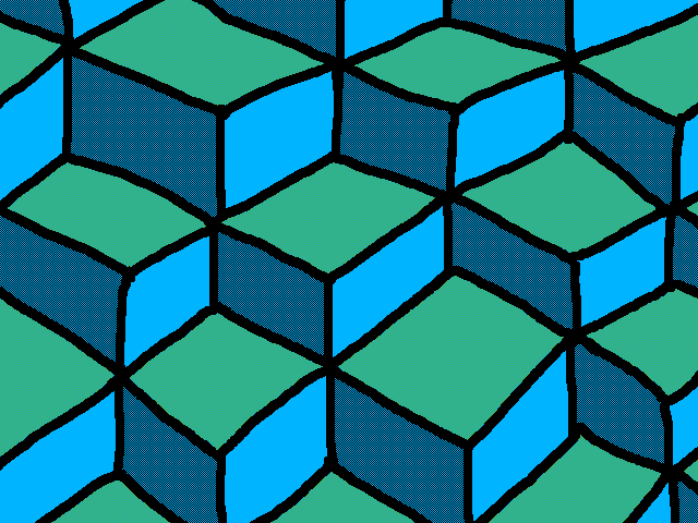 Blue boxes.