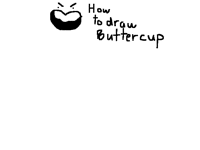 How to draw buttercup