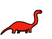 Red dinosaur