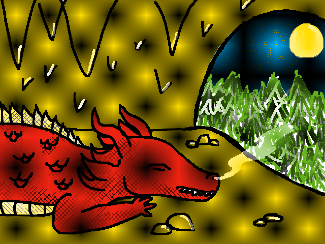 Dragon sleeping