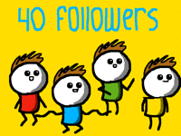 40 FOLLOWERS!!