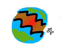 Mini cracked earth