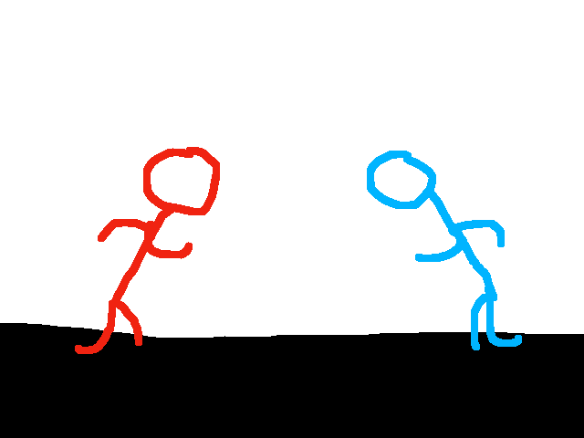 Red vs blue