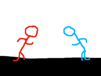 Red vs blue