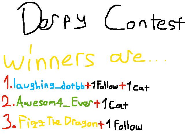 Derpy Contes Winners Are...