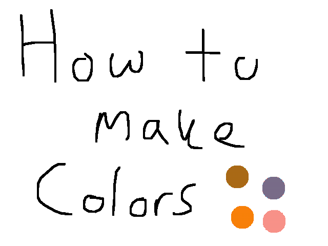 How to make colors