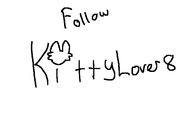 Shout out for @KittyLover8