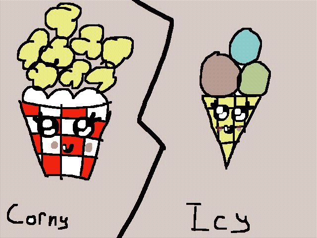 Corny or Icy (cute chalange)