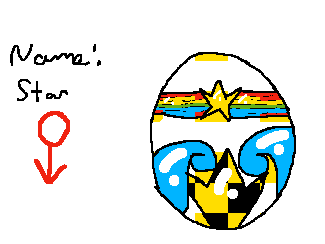 The egg that @qqStar won at the contest