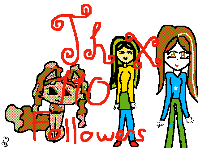 THX FOR 110 FOLLOWERS