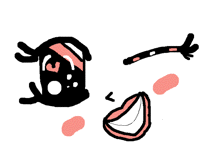 Fast draw cute face .^_^.