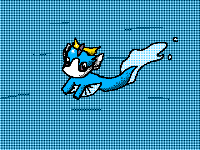 Chibi Wade Swimming